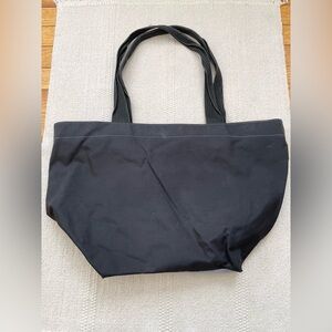Herve Chapelier Paris Nylon Tote Bag Navy Blue Medium Size